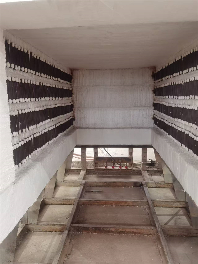 西安熱處理廠(chǎng)全纖維電爐模塊安裝